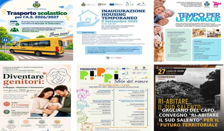 COMUNE DI GAGLIANO DEL CAPO: GLI "ANESTETIZZANTI DEL PENSIERO"
